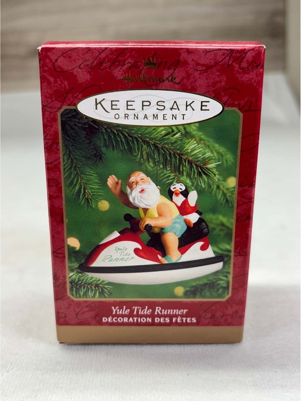 Hallmark Keepsake Ornament Yule Tide Runner Santa 2000
